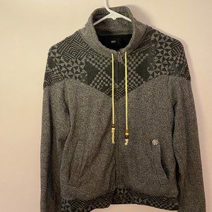 Obey Women's Zip up Sweatshirt/ Jacket
